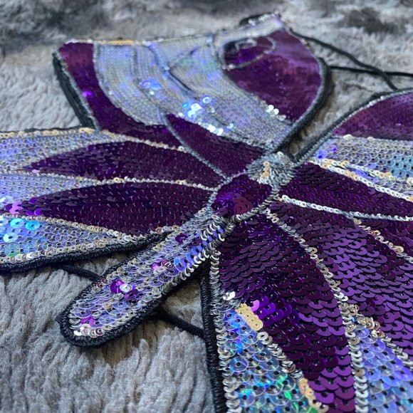 Butterfly Babe Shimmer Sequin Top - Picture 8 of 11